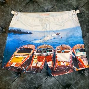 Orlebar Brown Bulldog swim trunks. Size 33.